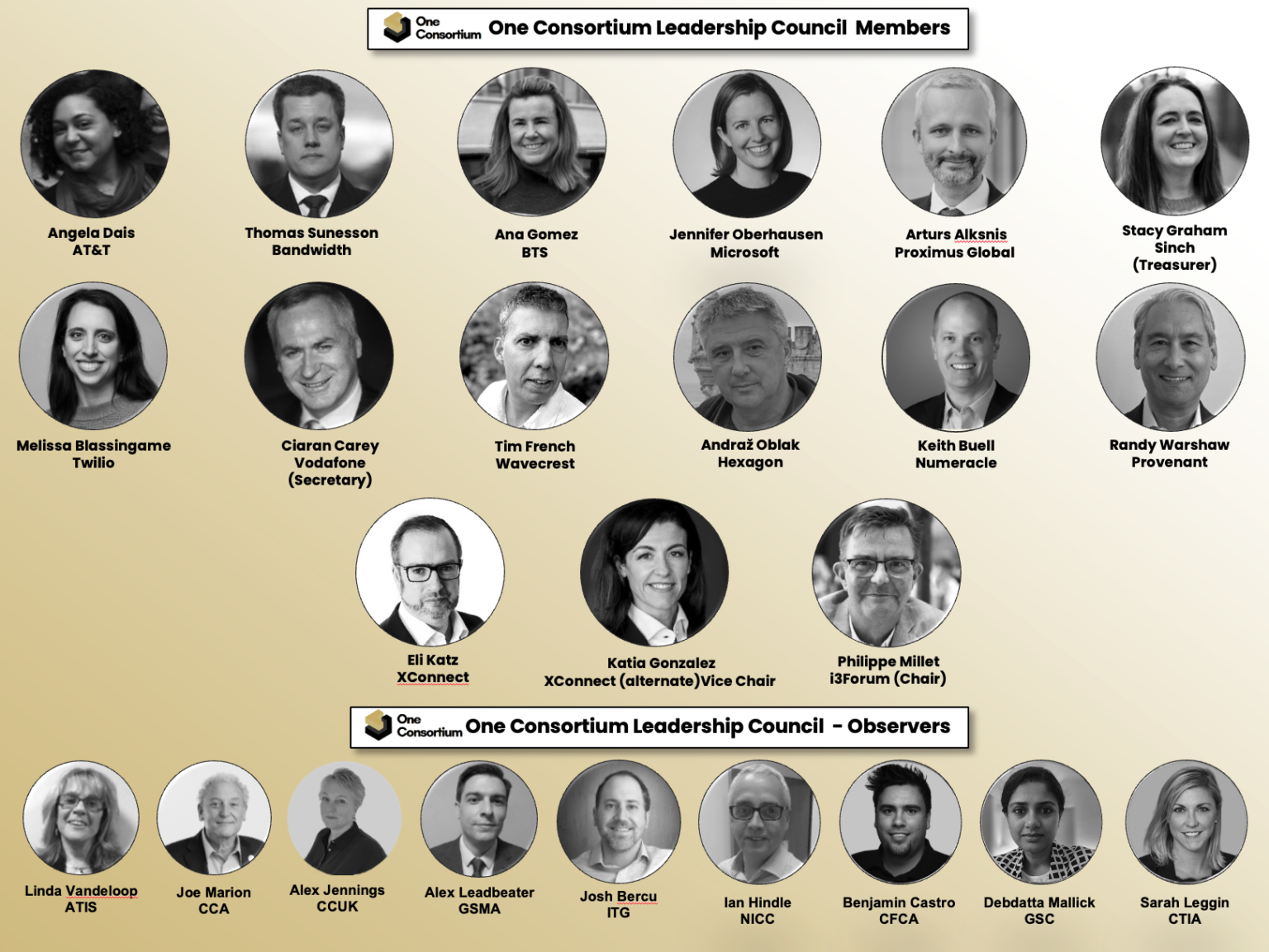 Leadership council – One Consortium